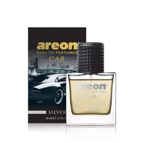 Areon Silber Autoparfum, 50ml, hochwertiges Autoparfum