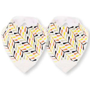 Fillikid 2 db-os nyálkendő szilikon rágókával, levél mintával - Nyálkendő