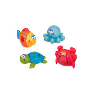 Set de jucării de baie Akuku, 4 bucăți, inclusiv pește, caracatiță, broască țestoasă și crab - Jucarii de baie