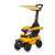 Chipolino Safari sárga bébitaxi tolókarral és napellenzővel