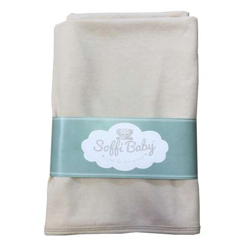 Soffi Baby világosszürke pamut dupla rétegű takaró 80x100cm