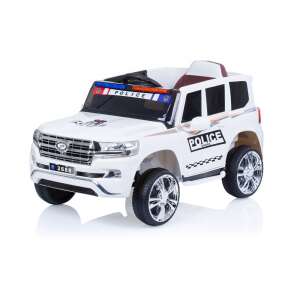 Chipolino SUV POLICE PATROL elektromos autó bőr üléssel - fehér 82810946 Chipolino Elektromos járművek