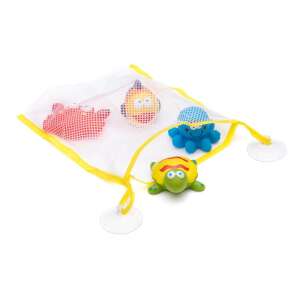 Fillikid Tengeri Állatos Fűrdőjátékok Hálóval - 4 db