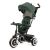 Kinderkraft Aston Tricycle - Green, Adjustable three-wheeled bike with canopy
