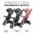 Kinderkraft Aston Tricycle - Available colors, green, grey, and pink