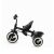 Kinderkraft Aston Tricycle - Black, Three-wheeled bike with basket