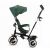 Kinderkraft Aston Tricycle - Green, Three-wheeled bike with canopy and accessories