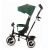 Kinderkraft Aston Tricycle - Green, Three-wheeled bike with parent control