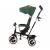 Kinderkraft Aston Tricycle with green sunshade and safety harness