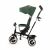 Kinderkraft Aston Tricycle with green canopy and storage basket