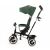 Kinderkraft Aston Green Tricycle with Adjustable Parent Handle