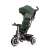 Kinderkraft Aston Mystic Green Tricycle, green and black, with canopy and parent push handle