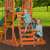 Woodlit Sunnydale playground climbing wall and picnic table