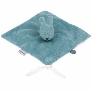 Nattou Bonnie the Bunny Security Blanket - Soft Plush Snuggle Toy for Babies - Babies & Toddler