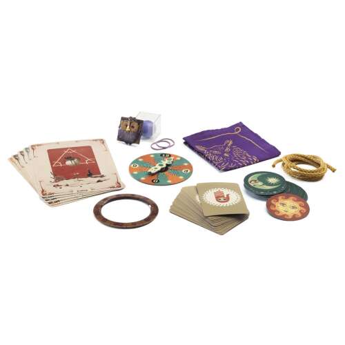 Djeco Mirabile Magus Zaubertricks-Set, enthält Karten, Seil, Ringe und andere Requisiten