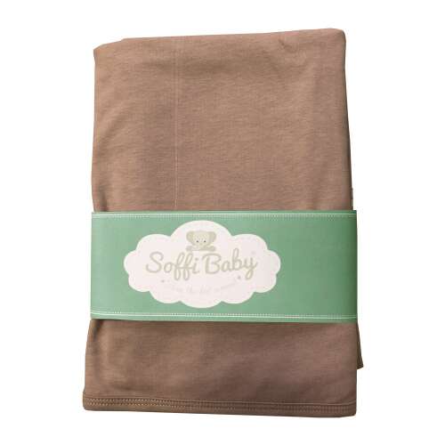 Soffi Baby barna kétrétegû pamut babatakaró, 80x100cm