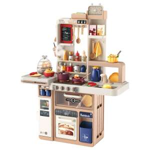 Kuchnia dla dzieci 72 el., brązowa 82813923 - Kuchnia dla niemowląt i zabawek