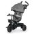 Kinderkraft Spinstep Platinum Grey 5-in-1 Dreirad mit Verdeck