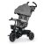 Kinderkraft Spinstep Platinum Grey 5-in-1 Dreirad mit verstellbarem Sitz und Verdeck