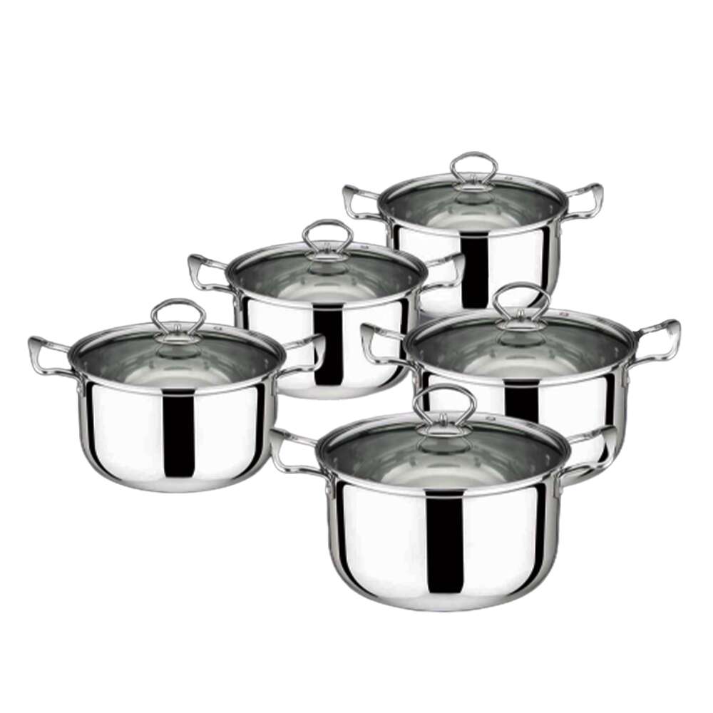 Victor rozsdamentes acél 10 db-os edénykészlet V-G006A