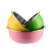 Victor 3 piece stainless steel mixing bowl set, colorful, dishwasher safe