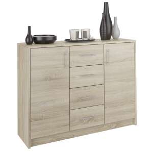 Modern U1 Komód 4 fiókos, 2 ajtós, #sonoma