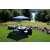 Umbrelă de grădină cu înclinare premium Funfit cu cadru din oțel și manivelă 3,5m #darkblue 58854428}