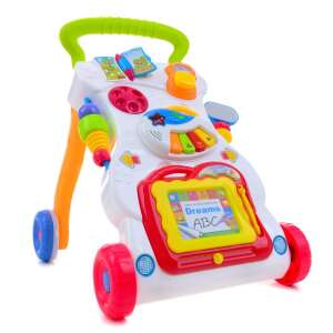 Premergator multifunctional cu sunete Funfit #alb-rosu