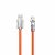Cablu Dudao 30W USB-A la Lightning, portocaliu, lungime 1m