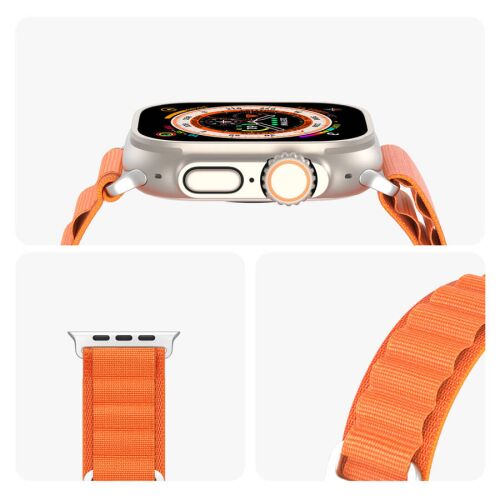 DUX DUCIS GS Pomarańczowy Pleciony Pasek do Apple Watch 38/40/41mm
