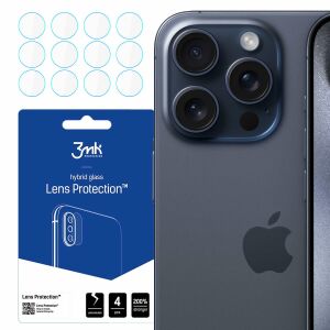 3mk iPhone 15 Pro camera lens protection, hybrid glass - 3MK Screen Protector