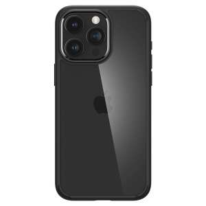 Spigen Crystal Hybrid, mattschwarz - iPhone 15 Pro Max 82841581 - Spigen
