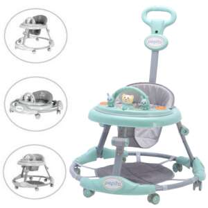 Pepita 3в1 конвертируем светещ бебешки гребен с дръжка за натискане #мента