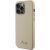 Guess iPhone 15 Pro Max light gold hard case