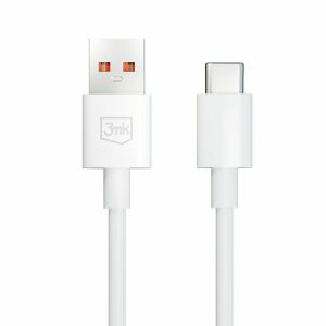 Kabel 3MK Hyper USB-A do USB-C, Biały - Kabel USB