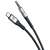 3MK AUX kábel USB-C - 3,5 mm-es csatlakozó, 1 méter, ferde nézet