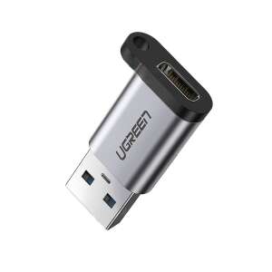Adapter USB C (żeński) - USB (męski) Ugreen US276 USB 5Gb/s - szary 82846572 - Kabel