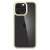 Spigen Ultra Hybrid case for iPhone 15 Pro Max, beige color, showing the back of the case