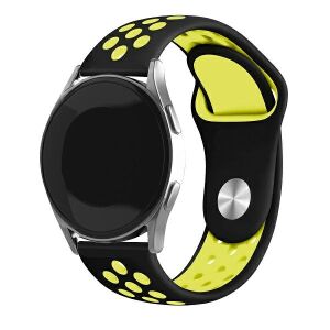 Beline pasek Watch 22mm Sport Siliconeczarno-żółty black/yellow box 131449344 - Pasek do inteligentnego zegarka