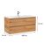 Vario Forte 100 alsó szekrény mosdóval tölgy-tölgy 82853941