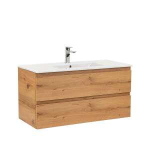 Vario Forte 100 alsó szekrény mosdóval tölgy-tölgy 82853941 - Fürdőszoba bútor