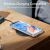 ESR Project Zero iPhone 15 clear case on wireless charger
