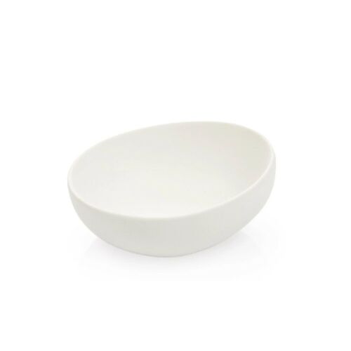 FANCY HOME Stones Weiße Schüssel 11 cm, Kleine Keramik Servierschüssel