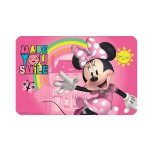 Disney Minnie Mouse tányéralátét, rózsaszín fehér pöttyökkel, made you smile mintával - Tányéralátét