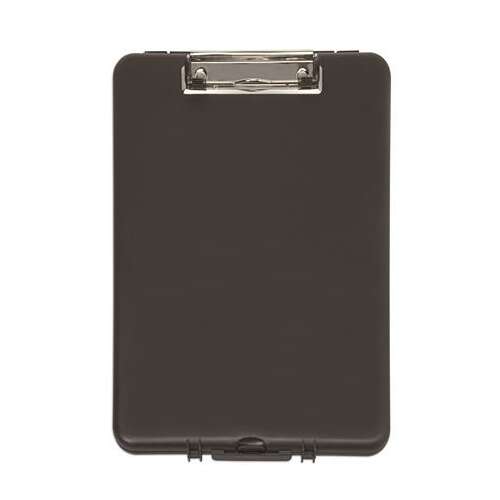 MAUL Clipboard, A4, plastic, cu compartiment de depozitare, MAUL, negru