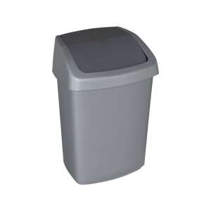 CURVER Swing Top 25 Liter Mülleimer silber/graphit - Mülleimer