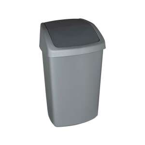 CURVER Billenős szemetes, 50 l, CURVER "Swing top", ezüst/grafit
