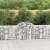vidaXL 12 db íves horganyzott vas gabion kosár 200x30x80/100 cm 82960165