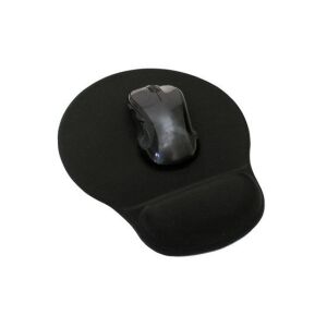 Mouse pad Manhattan cu gel și suport pentru încheietura mâinii, negru - Manhattan