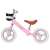 Bicicleta de alergare cu roti de 12 si cadru metalic LittleONE by Pepita #roz-alb 32838654}